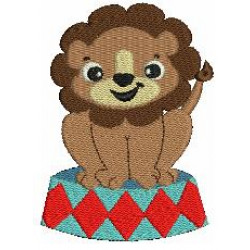 Stickmuster - Zirkus Löwe